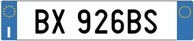 Truck License Plate